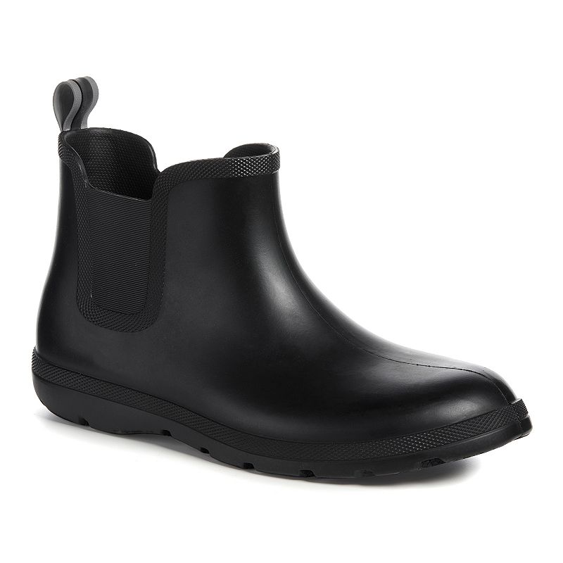 UPC 022653358789 product image for totes Cirrus Men's Waterproof Chelsea Rain Boots, Size: 8, Black | upcitemdb.com