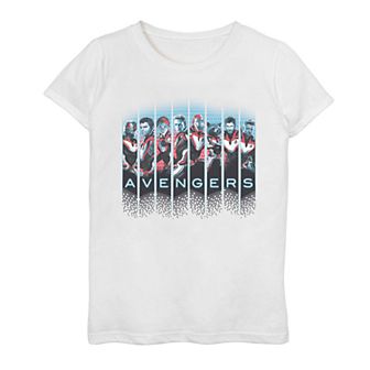 Girls 7-16 Marvel Avengers Endgame Quantum Grid Team Tee