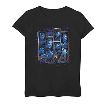 Girls 7-16 Marvel Avengers Endgame Boxed Up Heroes Tee