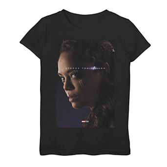 Girls 7-16 Marvel Avengers Endgame Valkyrie Avenge Poster Tee