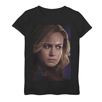 Girls 7-16 Marvel Avengers Endgame Captain Marvel Graphic Tee