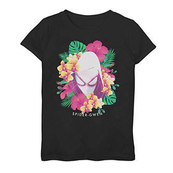 Girls 7-16 Marvel Spider-Gwen Tropical Graphic Tee
