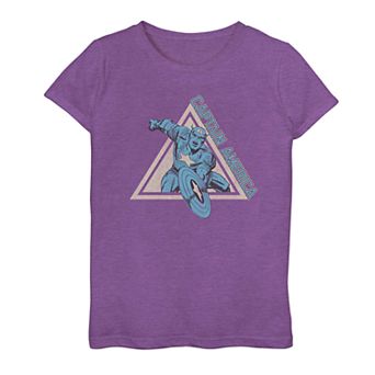 Girls 7-16 Marvel Captain America Retro Graphic Tee