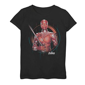 Girls 7-16 Marvel Avengers Infinity War Okoye Tee