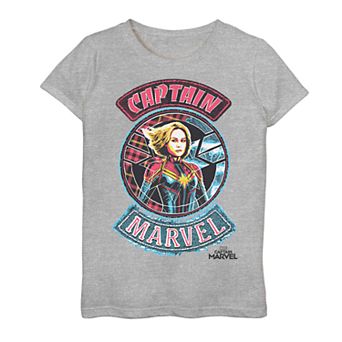 Girls 7-16 Marvel Captain Marvel Poster Tee