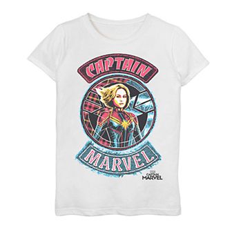 Girls 7-16 Marvel Captain Marvel Poster Tee