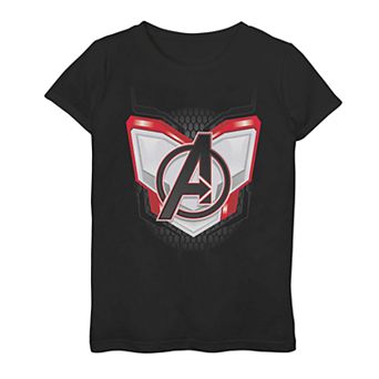 Girls 7-16 Marvel Avengers Endgame Logo Armor Tee