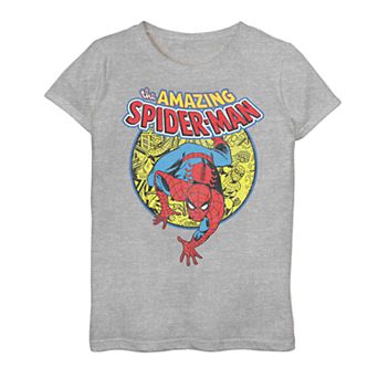 Girls 7-16 Marvel The Amazing Spider-Man Classic Crawl Graphic Tee