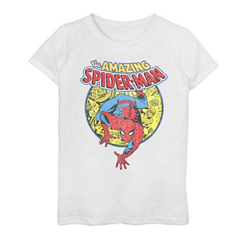 Girls 7-16 Marvel The Amazing Spider-Man Classic Crawl Graphic Tee