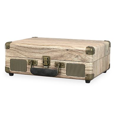 Victrola Bluetooth Suitcase Record Player with 3-speed Turntable