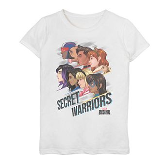 Girls 7-16 Marvel Rising Secret Warriors Squad Graphic Tee