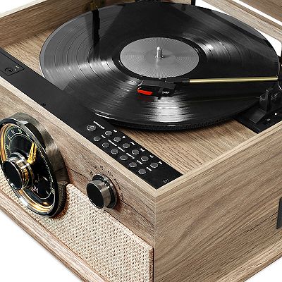 Victrola store 6-in-1 Nostalgic Bluetooth Record Player with 3-Speed Turntable