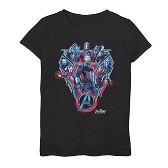 Girls 7-16 Marvel Avengers Infinity War Team Graphic Tee