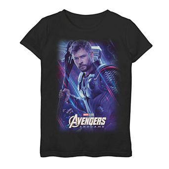 Girls 7-16 Marvel Avengers Endgame Thor Space Graphic Tee
