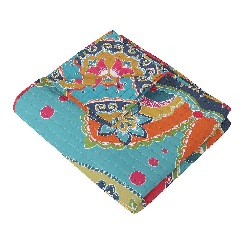 Levtex Home Amelie Quilted Throw, Multicolor