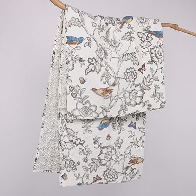 Levtex Mockingbird Quilted Throw