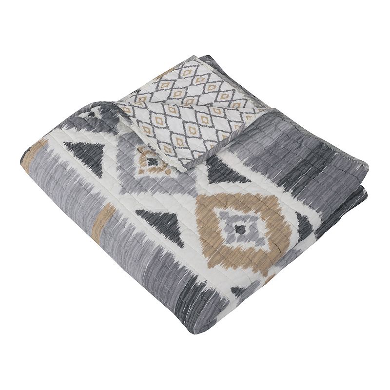 80893485 Levtex Home Santa Fe Quilted Throw, Grey sku 80893485