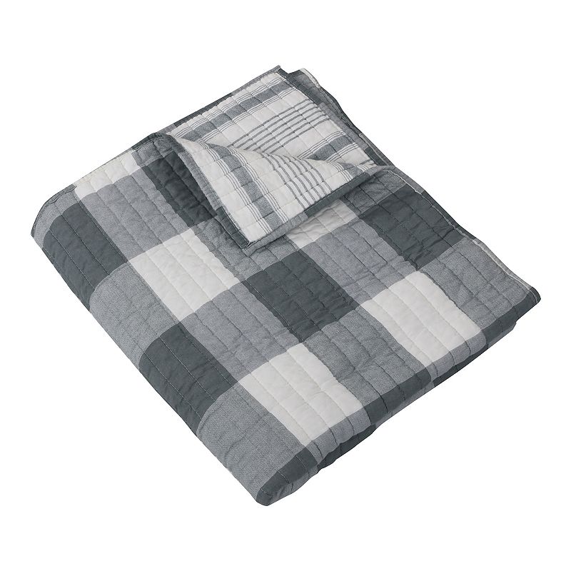 80164167 Levtex Home Camden Quilted Throw, Grey sku 80164167