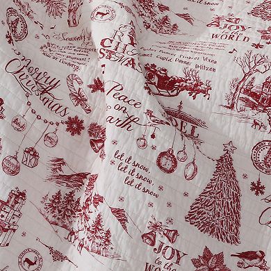 Levtex Yuletide Quilted Throw