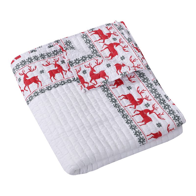 80164158 Levtex Home Rudolph Quilted Throw, White sku 80164158