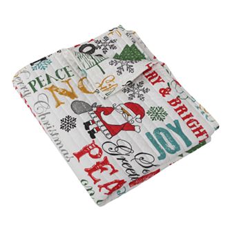 Levtex Home Santa Claus Quilted Throw