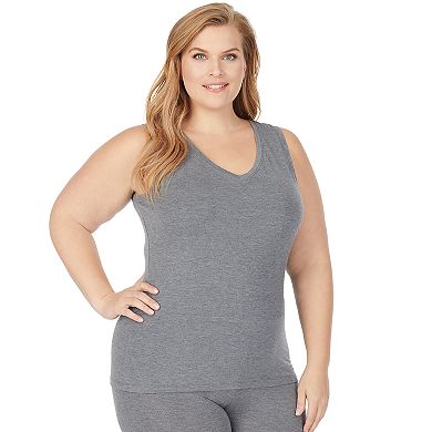 Plus Cuddl Duds Soft Wear with Stretch Reversible Tank Top