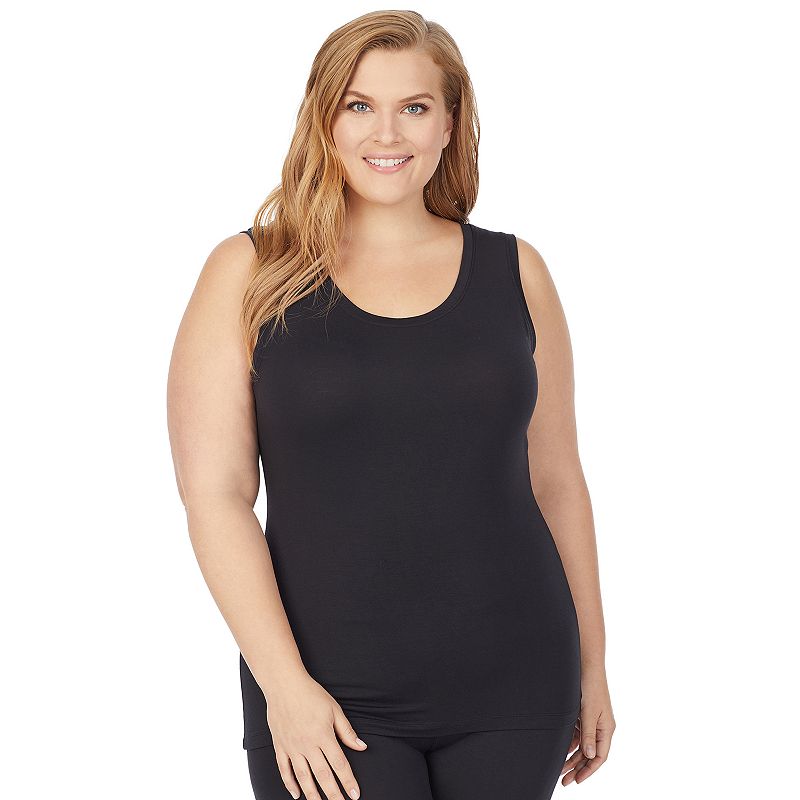 Plus Cuddl Duds Soft Wear with Stretch Reversible Tank, Womens, Size: 1XL,