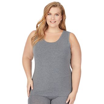 Plus Size Cuddl Duds® Soft Wear with Stretch Reversible Tank Top