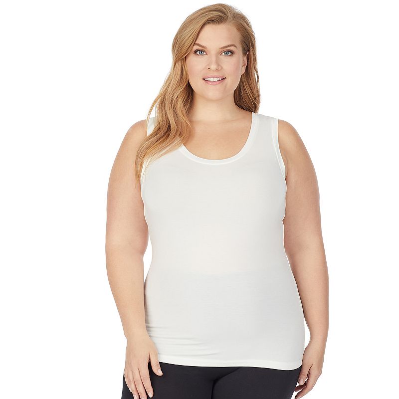 Plus Cuddl Duds Soft Wear with Stretch Reversible Tank, Womens, Size: 1XL,