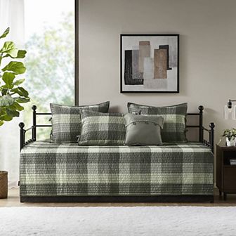 Madison Park Pioneer 6 pc Reversible Daybed Cover Set with Throw Pillow