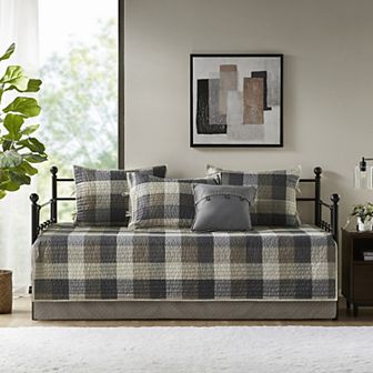 Madison Park Pioneer 6 pc Reversible Daybed Cover Set with Throw Pillow