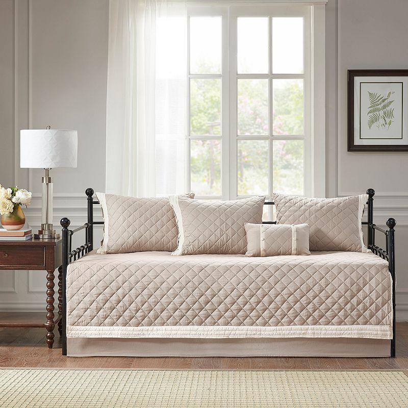 30377842 Madison Park Levine 6-Piece Daybed Cover Set, Beig sku 30377842