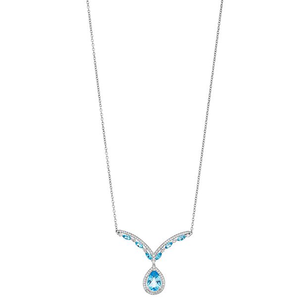 Kohls deals sapphire necklace