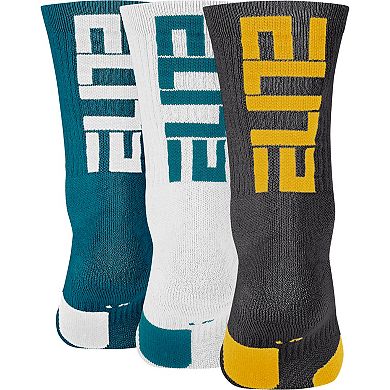 Men's Nike 3-pack Elite Dri-FIT Basketball Crew Socks