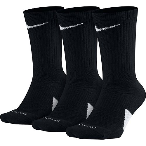 Men's Nike 3-pack Elite Dri-FIT Basketball Crew Socks
