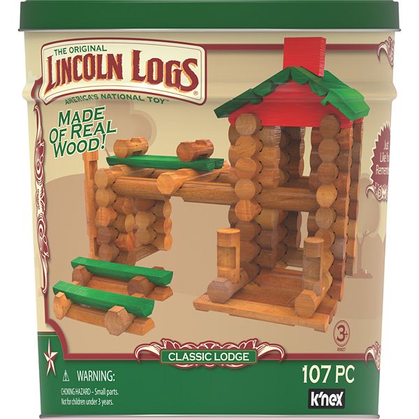 Lincoln Logs Classic Lodge Tin