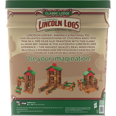 Lincoln Logs Classic Lodge Tin