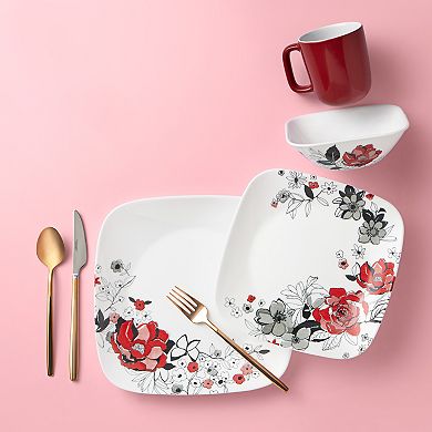 Corelle Chelsea Rose 16-pc. Dinnerware Set