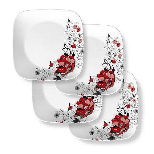 corelle chelsea rose dinnerware set