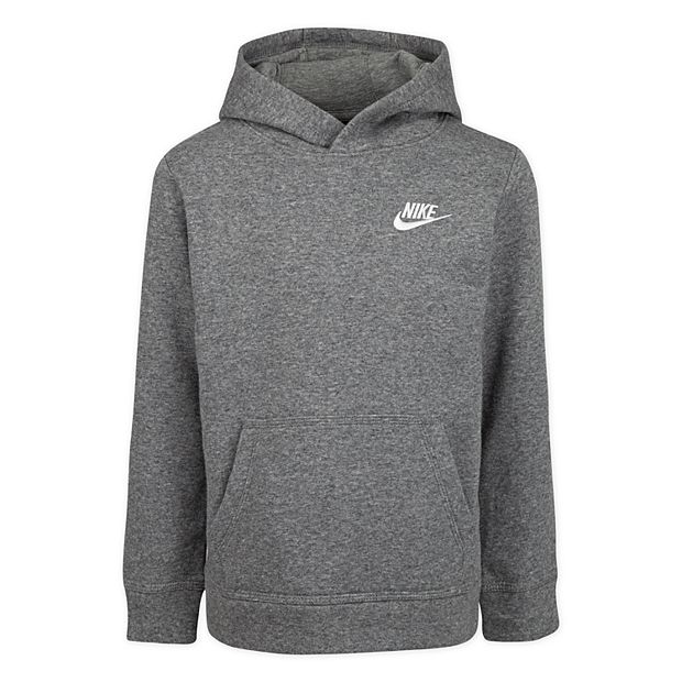  Nike Boy's NSW Pull Over Hoodie Club, Black/White