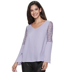 Womens Polyester Long Sleeve Shirts & Blouses - Tops, Clothing | Kohl's