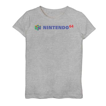Girls' 7-16 Nintendo 64 Classic Logo Graphic Tee