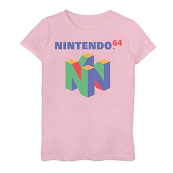 Girls 7-16 Nintendo 64 Classic Logo Tee