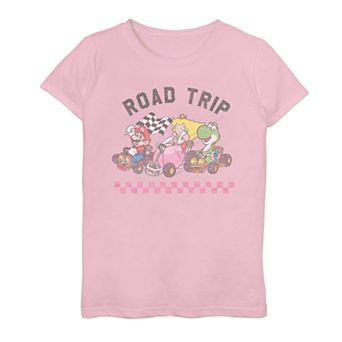 Girls 7-16 Nintendo Mario Kart Road Trip Team Tee