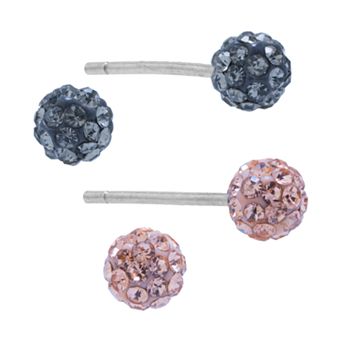 Main and Sterling Sterling Silver Stud Earring Set