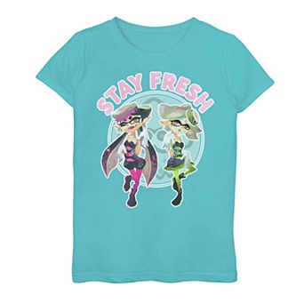 Girls 7-16 Nintendo Splatoon Stay Fresh Poster Tee