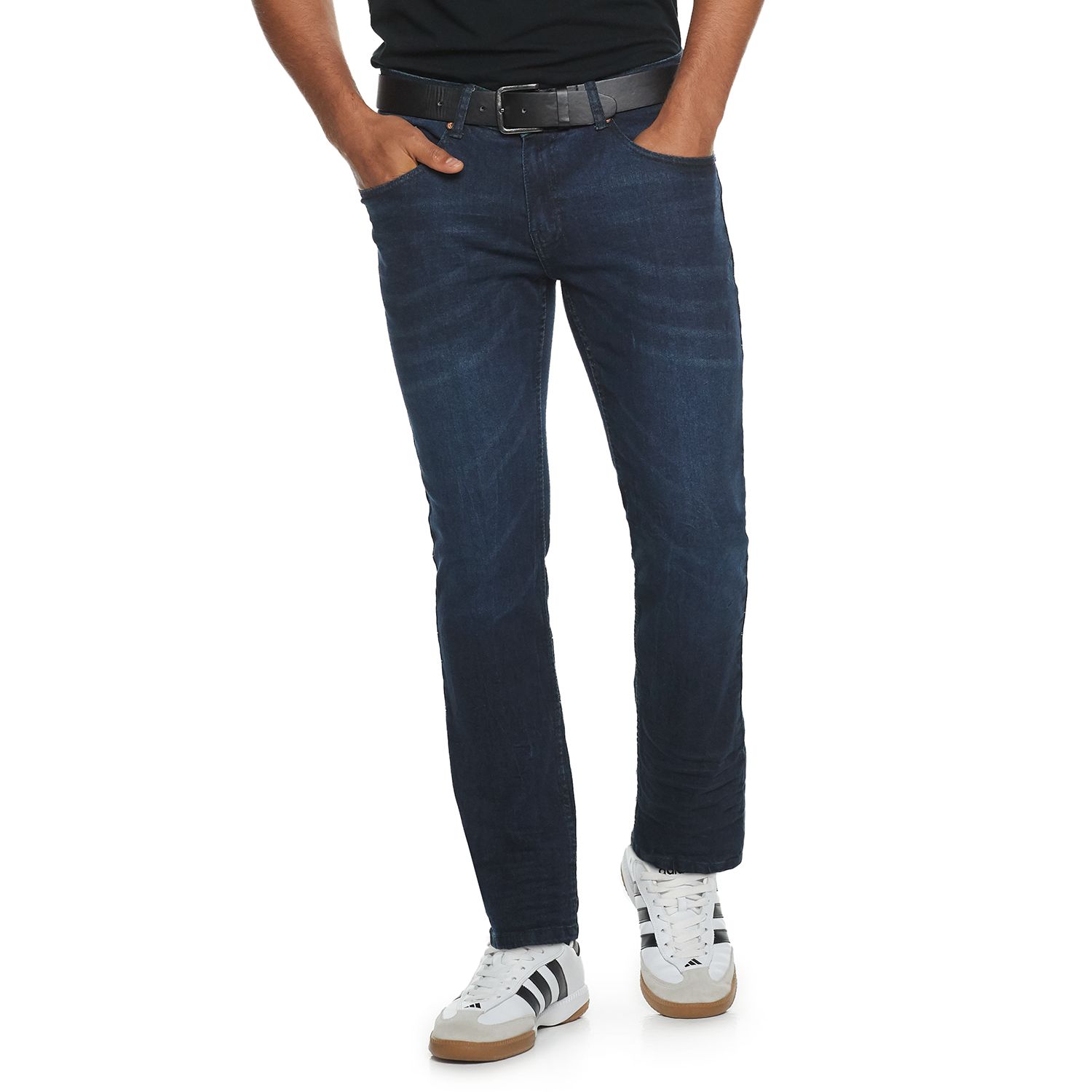 mens navy blue skinny jeans