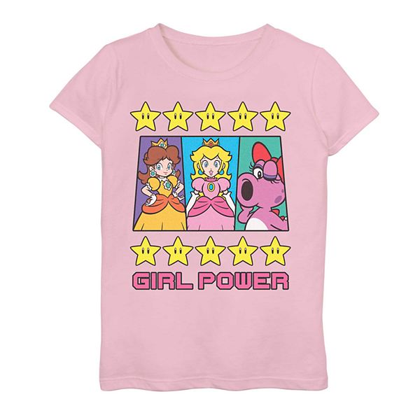 Girls 7-16 Nintendo Super Mario Girl Power Tee