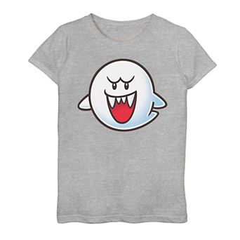 Girls 7-16 Nintendo Super Mario Boo Portrait Tee