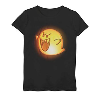 Girls 7-16 Nintendo Super Mario Boo Pumpkin Glow Tee